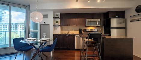 Appart'hôtel Exclusif, vue ville | Coin séjour