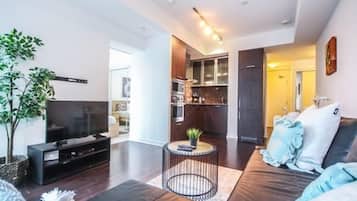 Exclusive Condo, City View | Living area