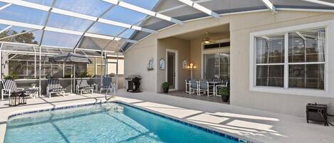 Udendørs pool, opvarmet pool