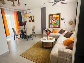 Living area - MODERN AND COZY VACATION VILLA (Punta Cana)