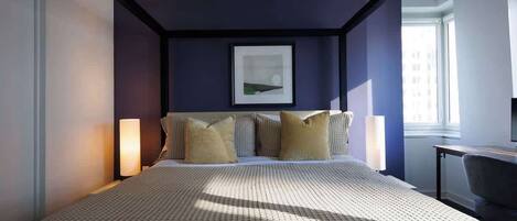 Strykejern/-brett, reiseseng for barn, wi-fi og sengetøy