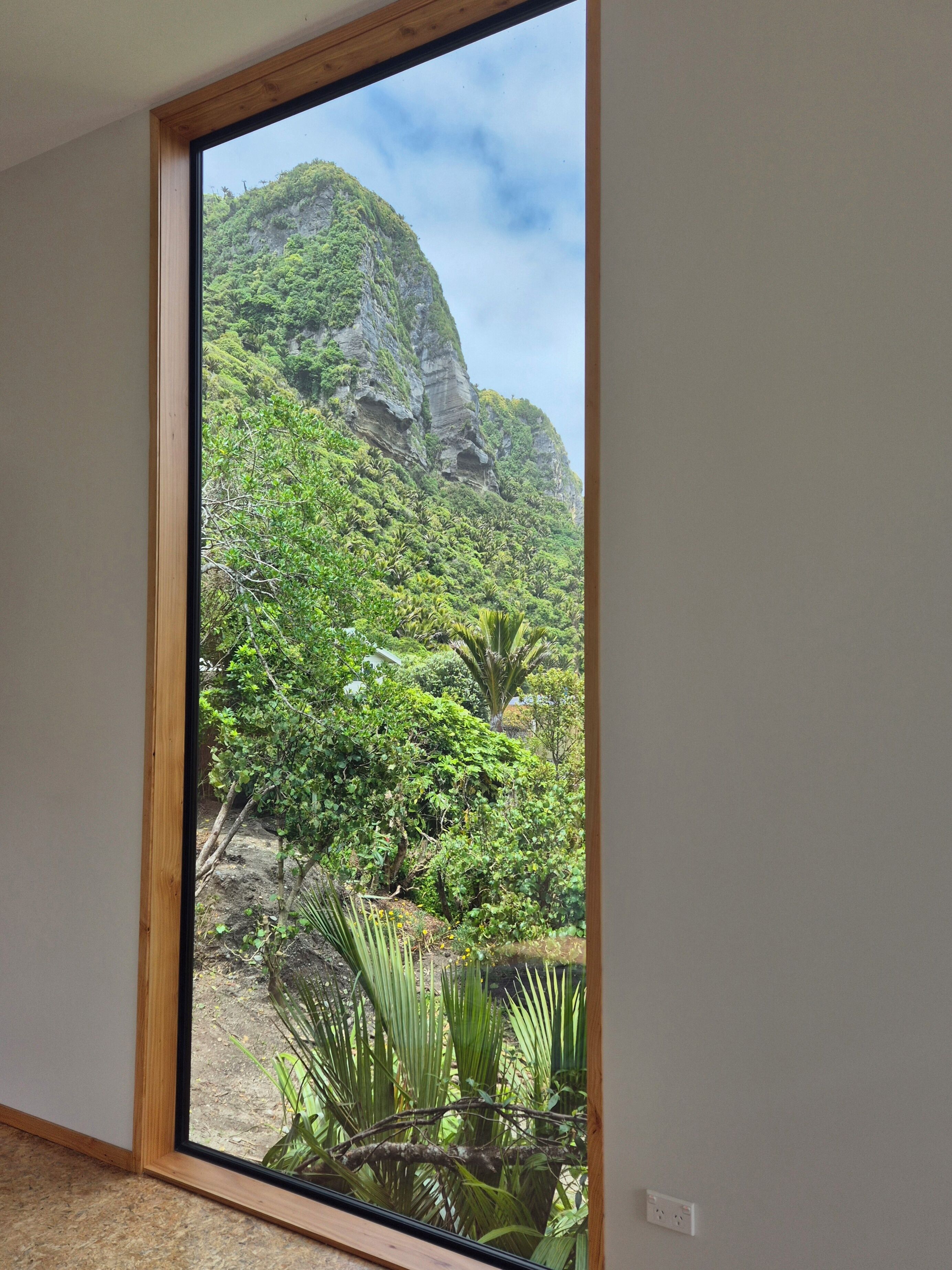 Casa, vista a la montaña | Área de sala de estar