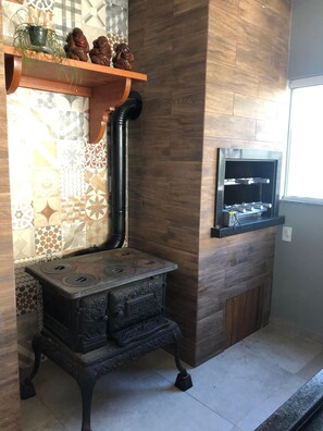 Interior - Mansion across the beach from Pinheira - Praia de Baixo (Palhoça)