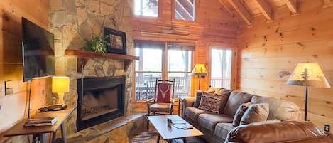 Smart TV, fireplace, foosball, offices