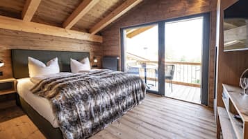 Chalet | 3 kamar tidur dan dilengkapi dengan perabotan berbeda-beda