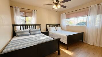 Iron/ironing board, WiFi, bed sheets