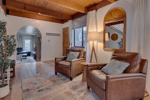 Interior - Charming Tahoe Retreat with Warm Wood Beams and Outdoor Seating | Twin Peaks One (Incline Village)