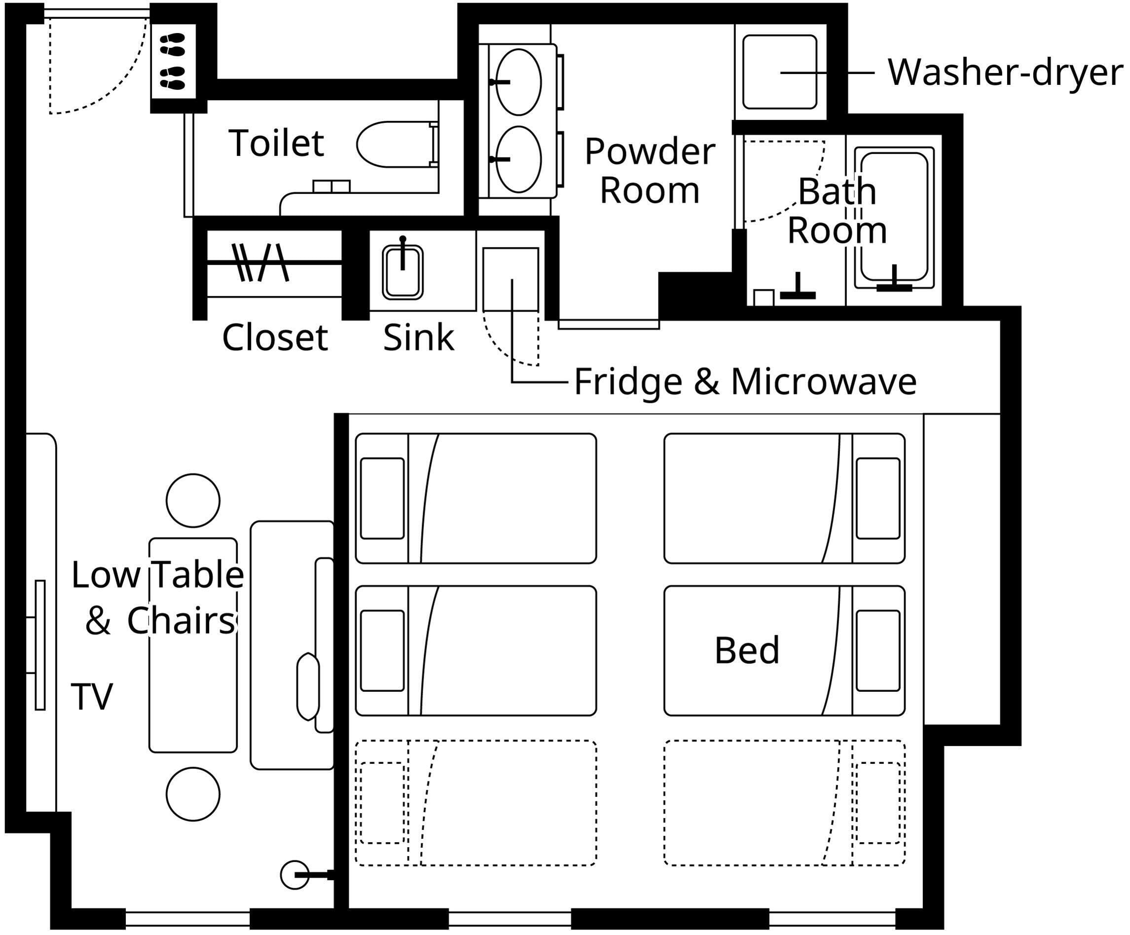 ジュニア スイート 禁煙 | セーフティボックス (室内)、遮光カーテン、WiFi (無料)