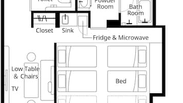 Junior Suite, Non Smoking | In-room safe, blackout drapes, free WiFi