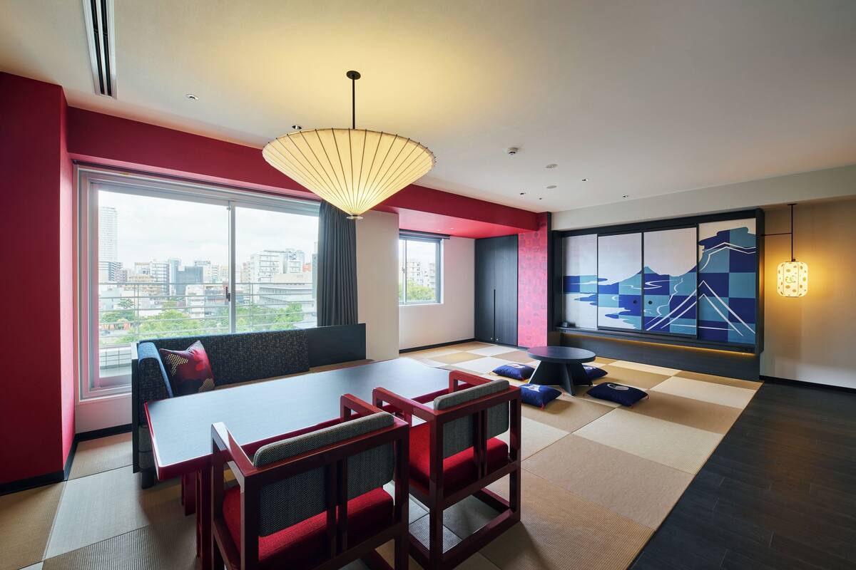 일본식 객실, 금연 (ASAKUSA room) | 저자극성 침구, 오리/거위털 이불, 객실 내 금고, 암막 커튼