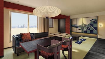ASAKUSA Room (Japanese Tatami Style), Non Smoking | Hypo-allergenic bedding, down duvets, in-room safe, blackout curtains