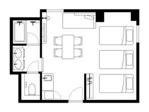 Floor plan - CROSS Suites Tokyo Asakusa (Taito City)