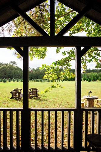 Marley: Cozy tiny cabin on Christmas Tree Farm in South Georgia
