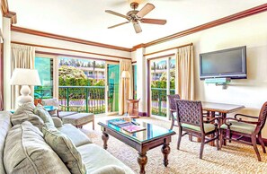 Deluxe Apartment, Non Smoking | Living area - Waipouli 2BR Beach Resort Kauai OF (Kapaa)