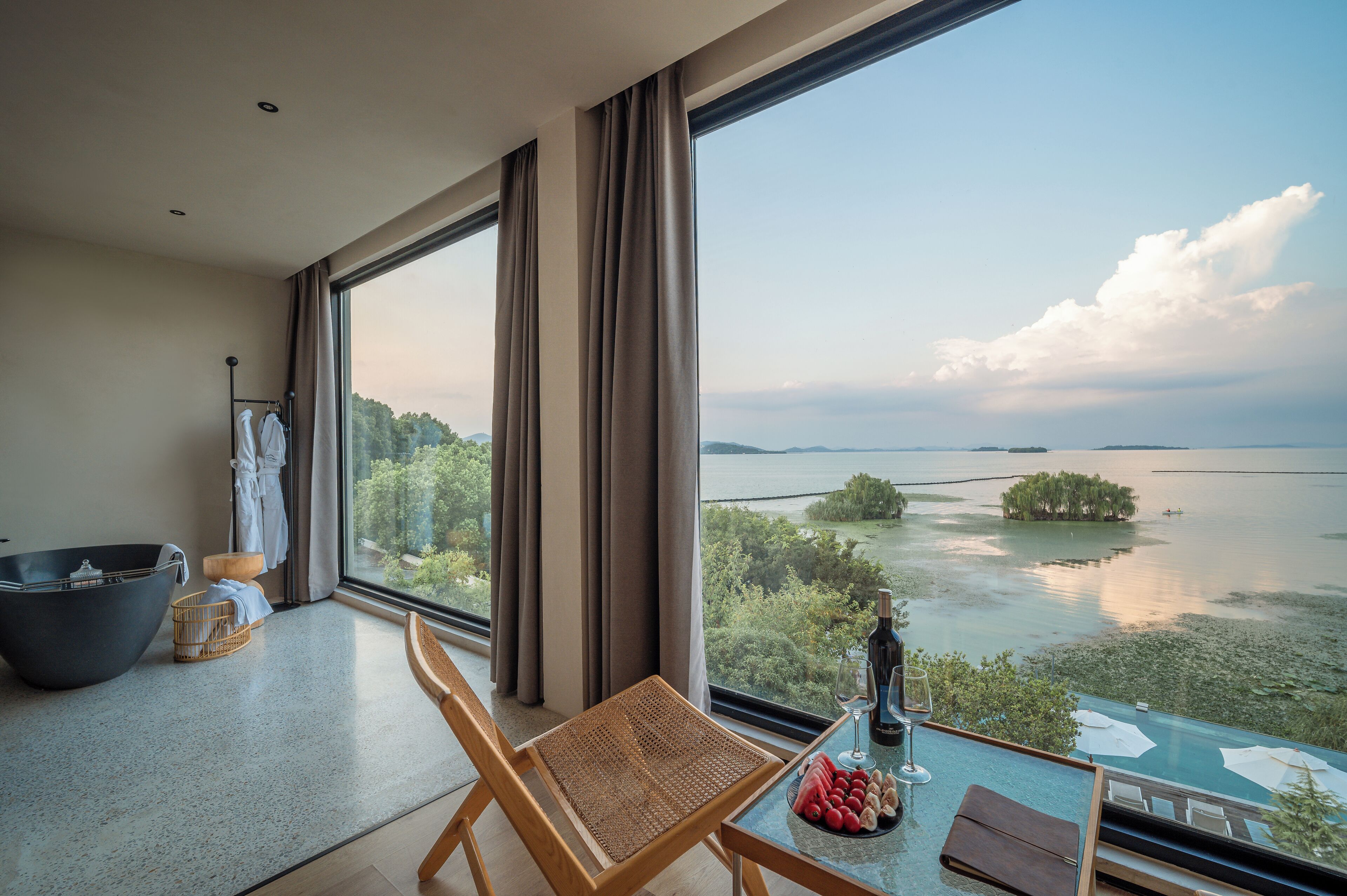 Quarto casal superluxo | Vista do quarto