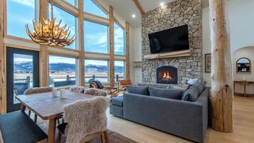 電視、壁爐、 辦公室