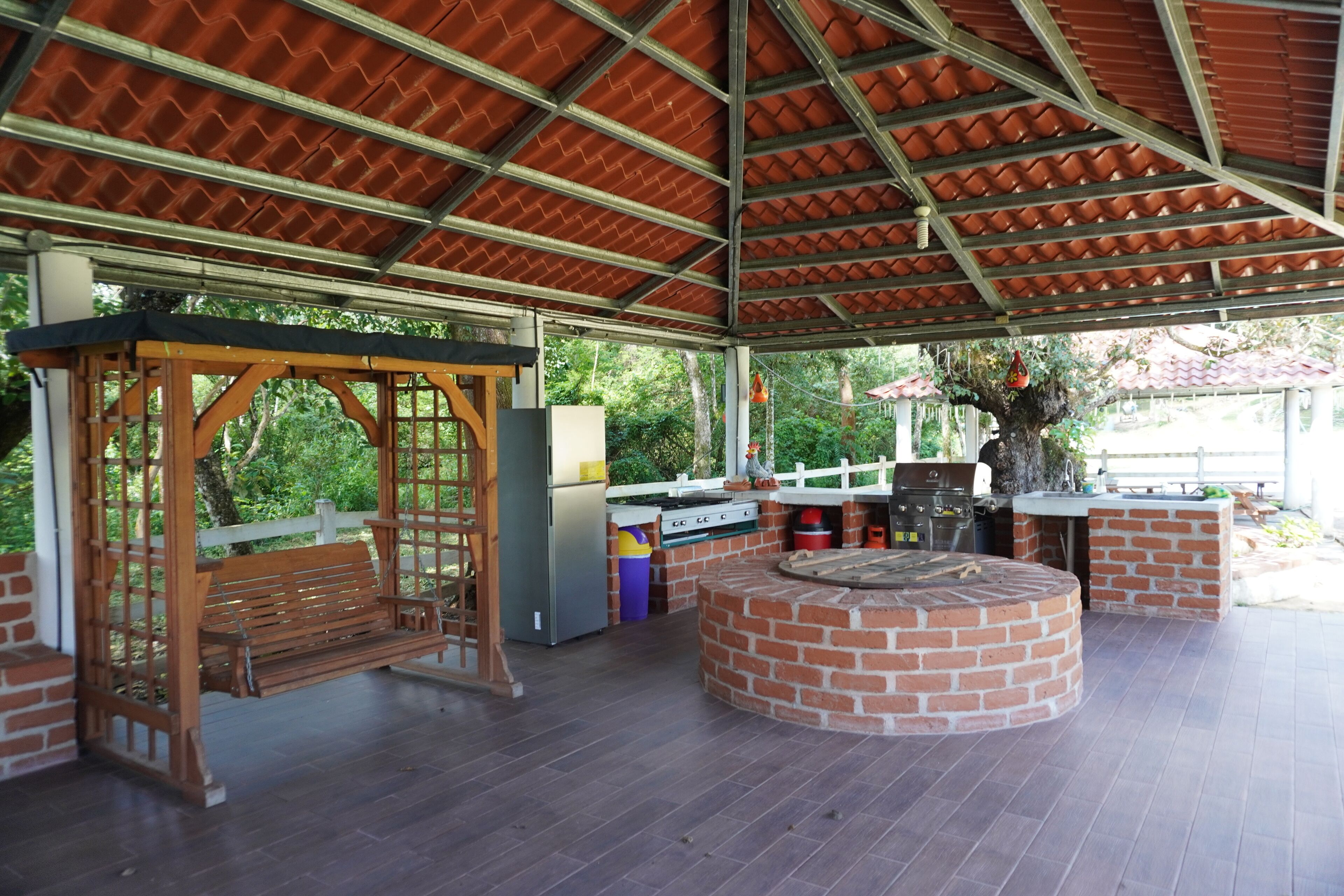 Enceinte de l’hébergement