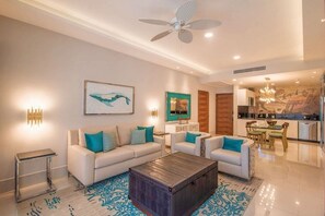 TV - Garza Blanca Cancun 2BR Suite Full Kitchen (Cancún)