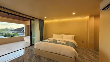 Premier tweepersoonskamer | Een bureau, gratis wifi, beddengoed