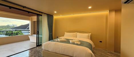 Habitación doble Premier | Escritorio, wifi gratis y ropa de cama