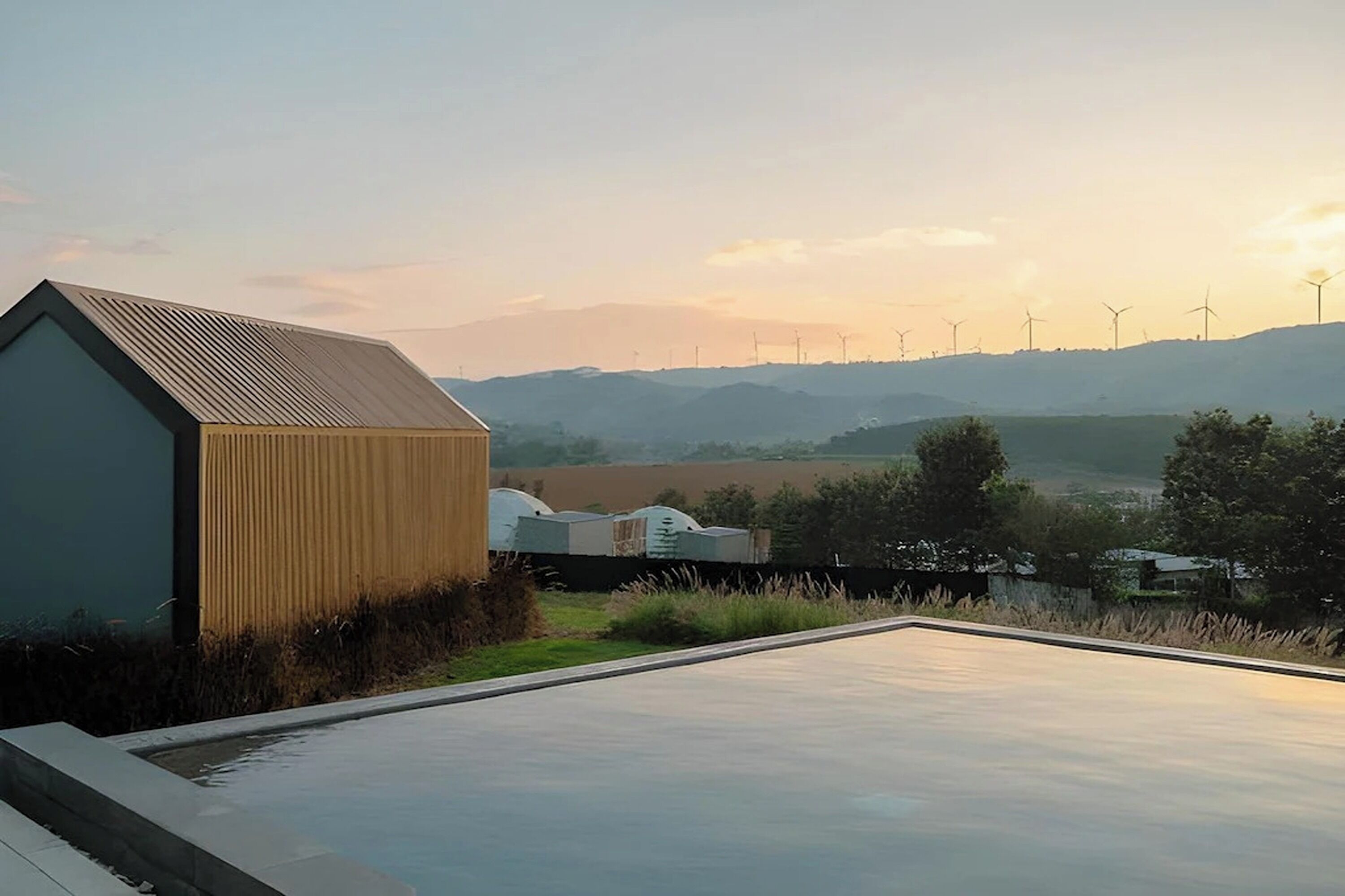 Façade de l’hébergement