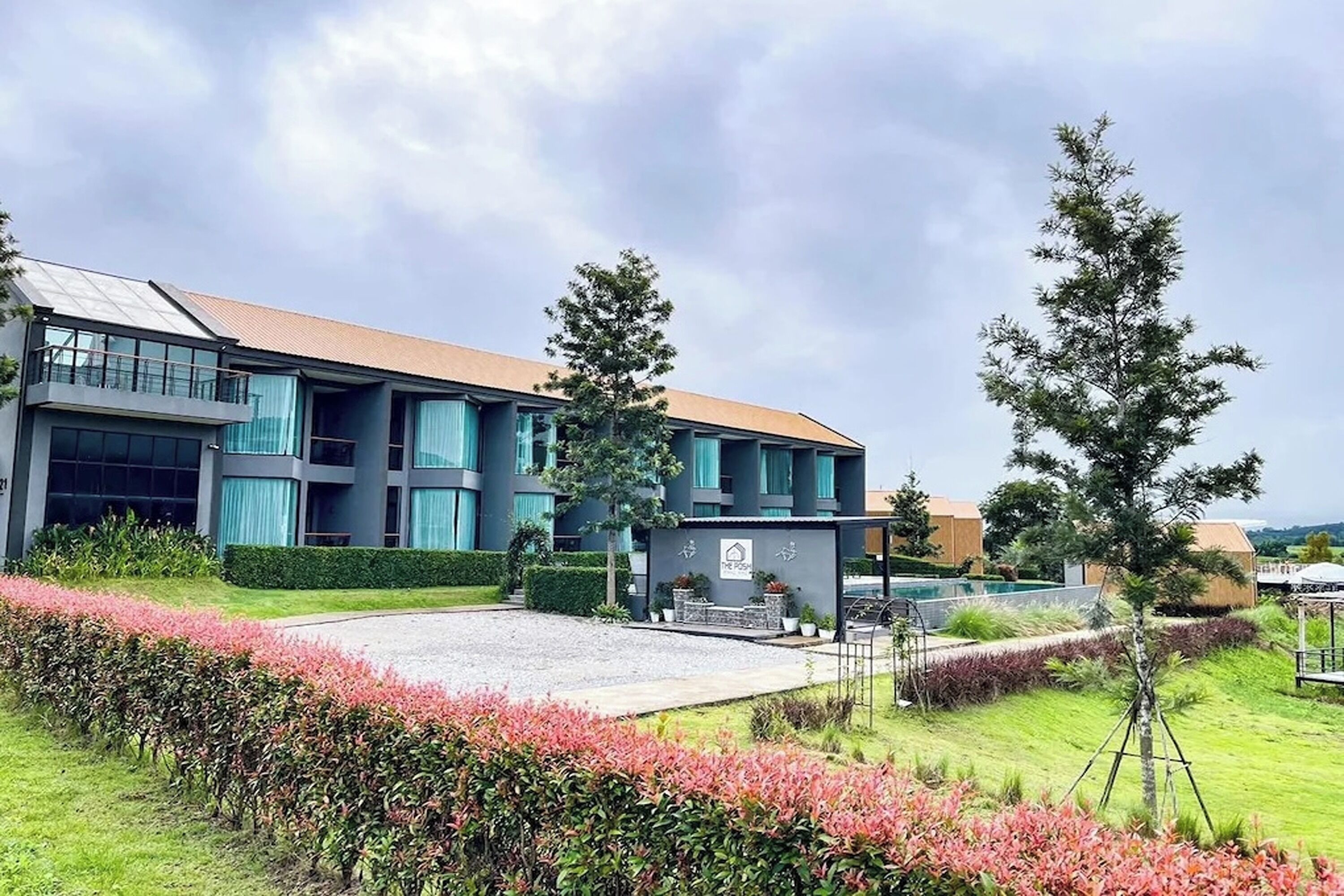 Fassade der Unterkunft