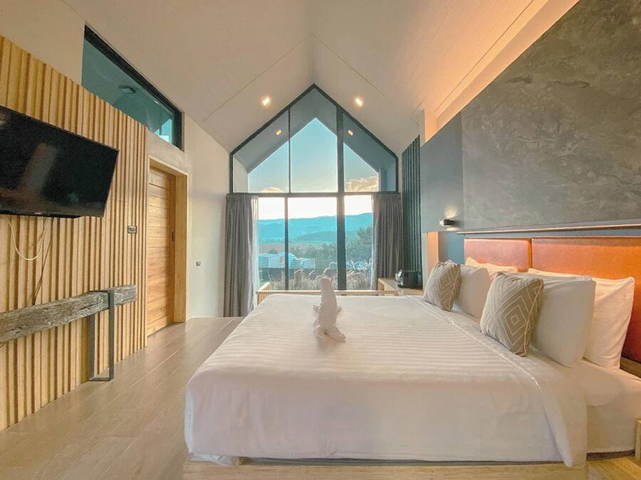 Villa, baignoire | Vue de la chambre