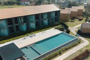 A szálláshely homlokzata