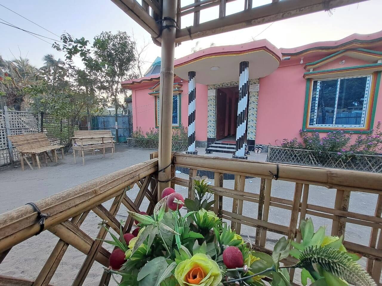 Fassade der Unterkunft