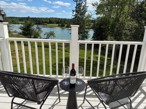 Property grounds - Oceanfront, mobility-minded home: dock, kayaks, views, hot tub, fire pit + games (Lamoine)