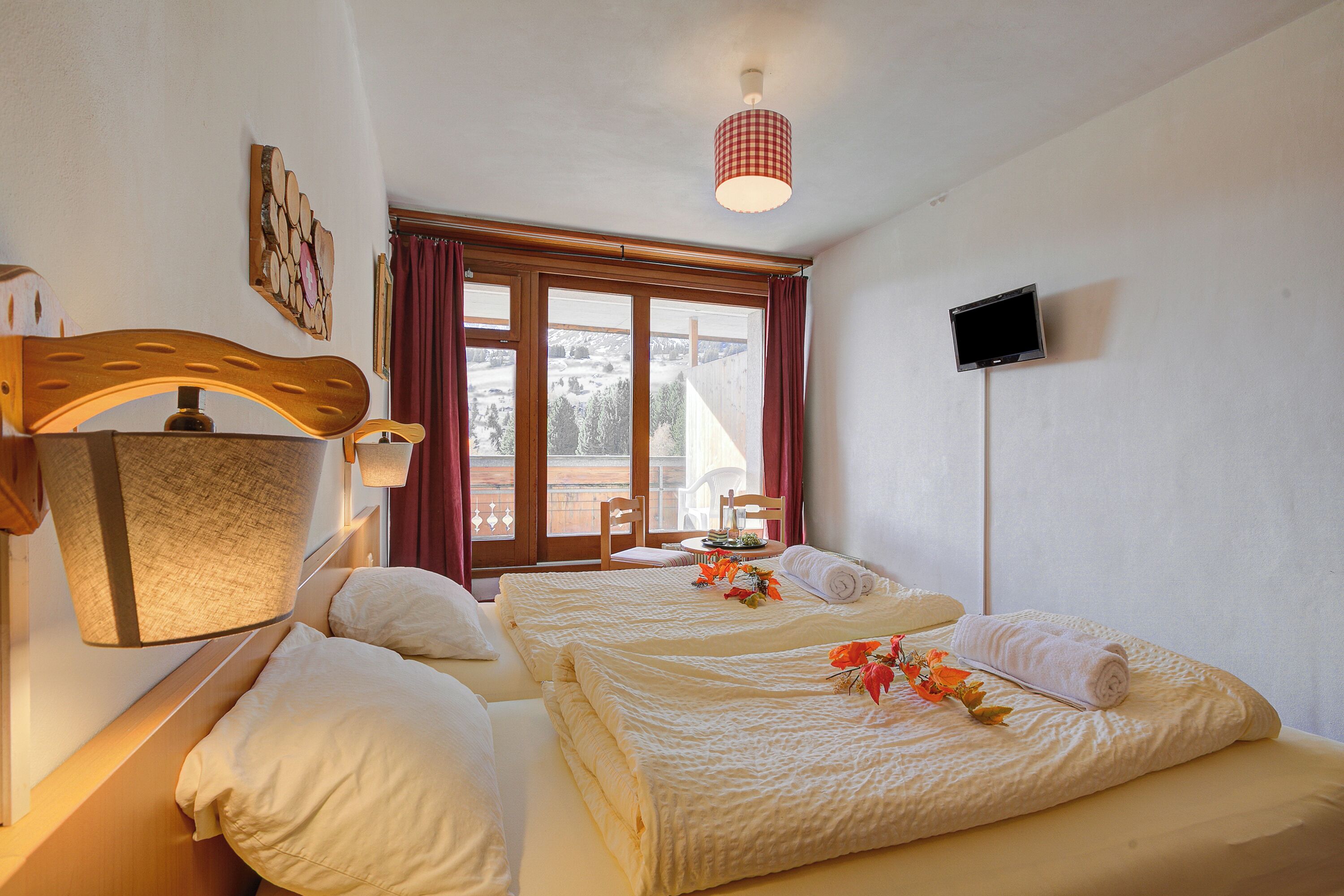 Wifi gratis y ropa de cama