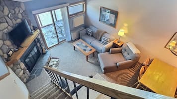 TV, fireplace, table tennis