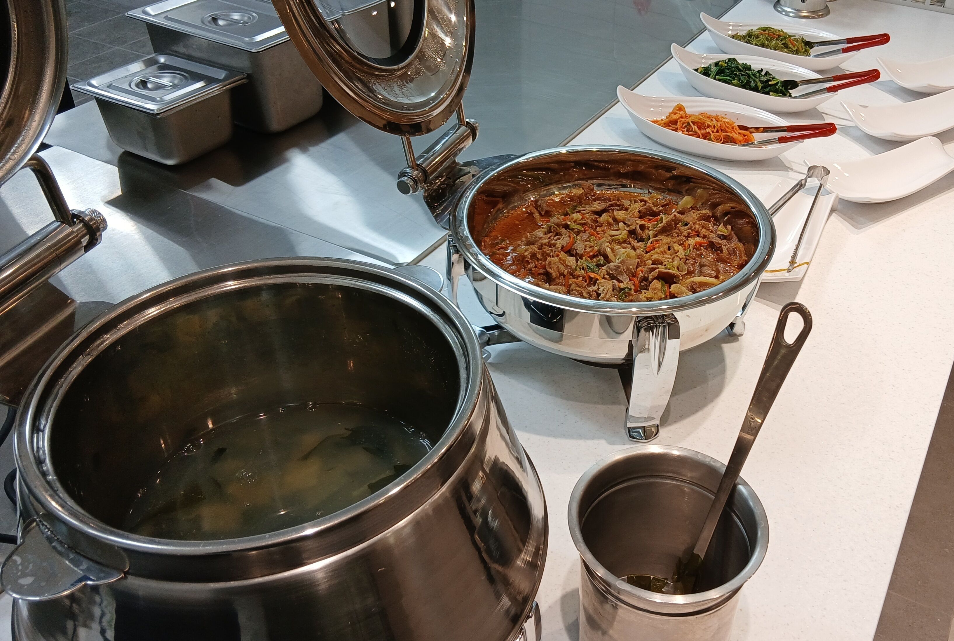 뷔페 아침 식사