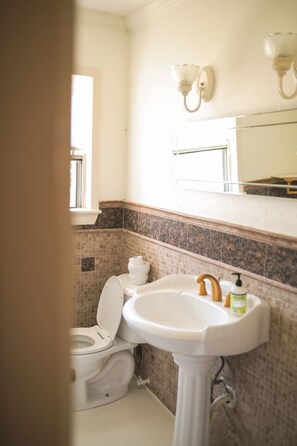 Hair dryer, towels - Stylish Musician`s Flat With Creekside Garden (Austin)