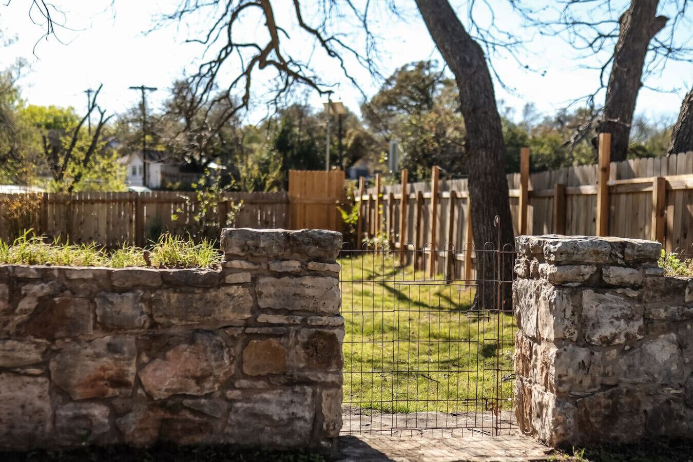 Enceinte de l’hébergement
