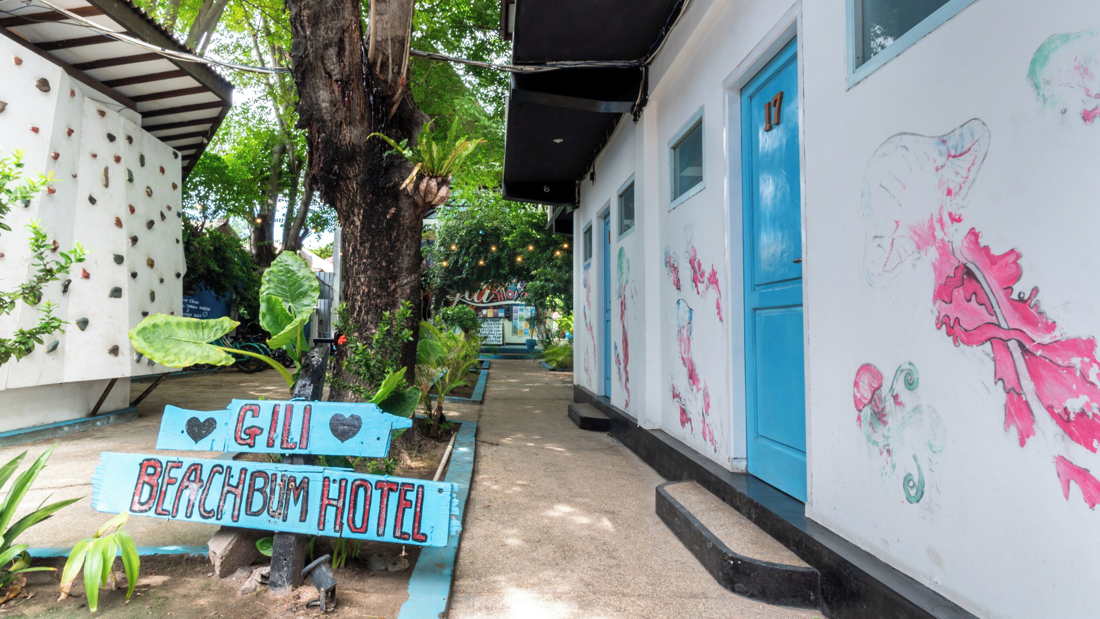 Fassade der Unterkunft