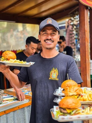 Restaurant - Gili Beach Bum Hostel (Gili Trawangan)