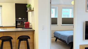 1 bedroom, iron/ironing board, travel crib, free WiFi