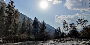 Aerial view - Mahadev River Side Camps (Kasol)