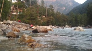 View from property - Mahadev River Side Camps (Kasol)