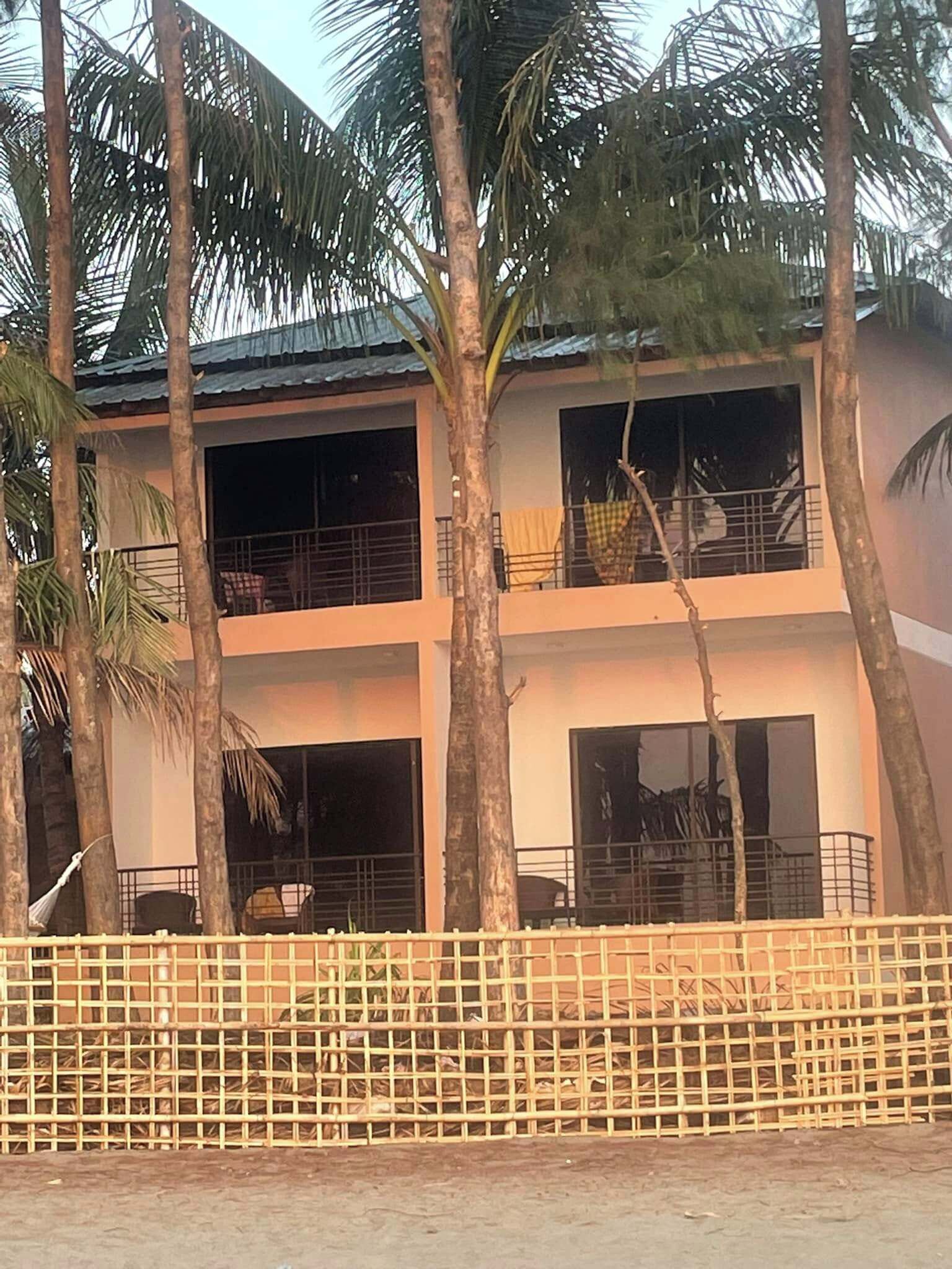 Fassade der Unterkunft