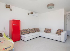 Villa (Seafront Six Bedroom Modern Villa wit) | Living room | 32-inch flat-screen TV with digital channels - Modern Villa With Pool Nancy (Sibenik)