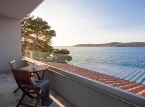 Villa (Seafront Six Bedroom Modern Villa wit) | Aerial view - Modern Villa With Pool Nancy (Sibenik)