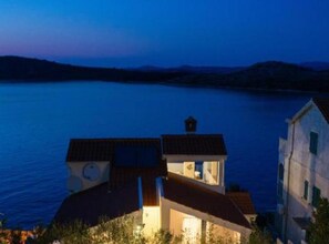 Villa (Seafront Six Bedroom Modern Villa wit) | Aerial view - Modern Villa With Pool Nancy (Sibenik)