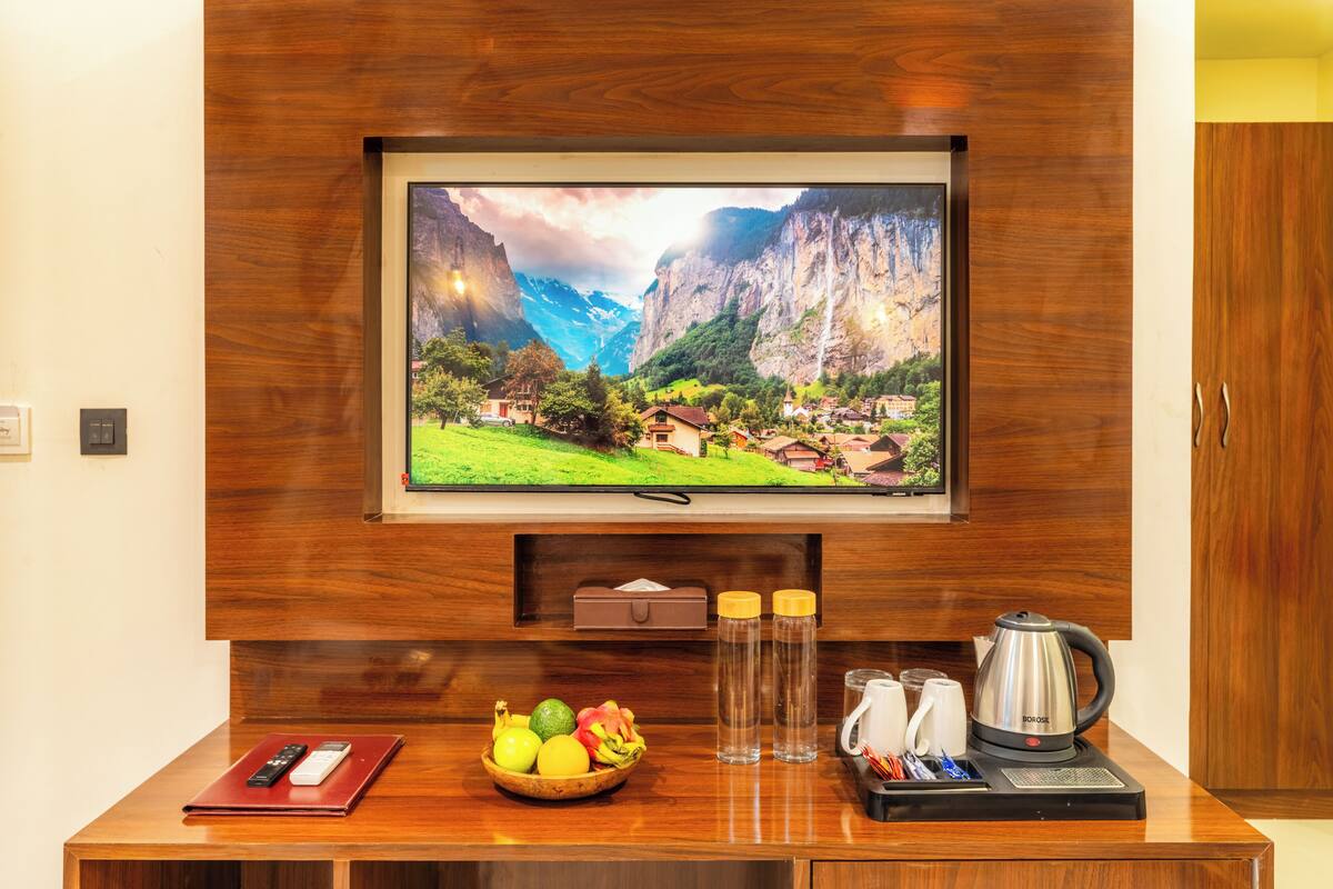 In-room safe, laptop workspace, soundproofing, iron/ironing board