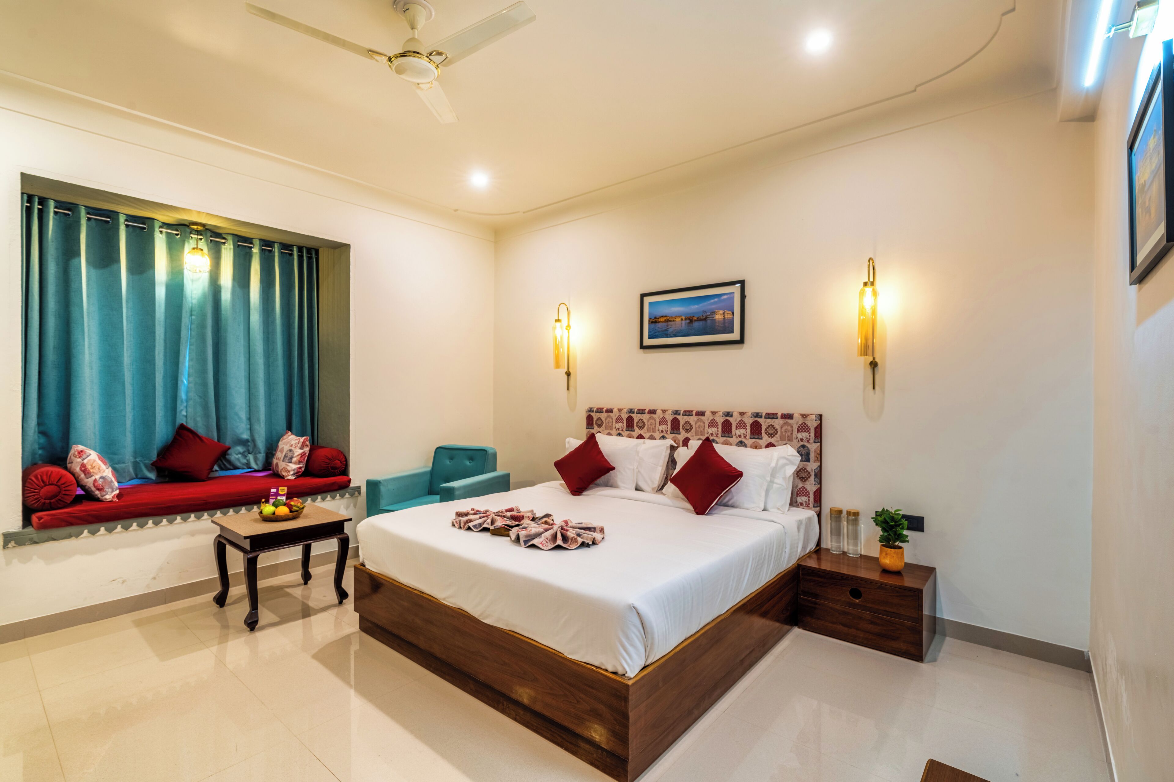 Deluxe Double Room, Garden View | In-room safe, laptop workspace, soundproofing, iron/ironing board