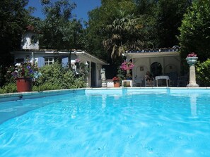 Pool - Anwesen "Moulin a Eau" auf einem Bauernhof by Interhome (Villepinte)