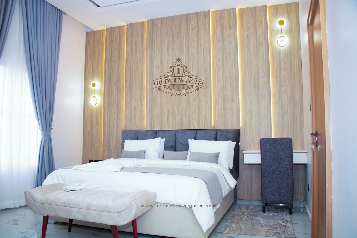 In-room safe, desk, laptop workspace, blackout drapes