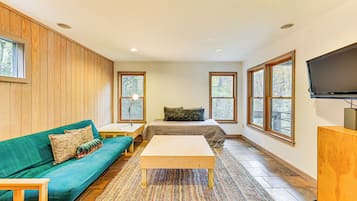 Cheminée, lecteur de DVD