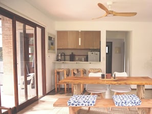 Dining - Cozy 2-bedroom house in El Tesoro with AC (El Tesoro)